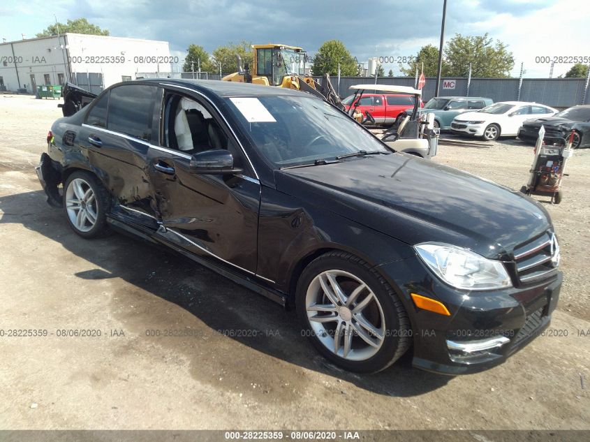 2014 MERCEDES-BENZ C-CLASS C 250 WDDGF4HB6ER313038