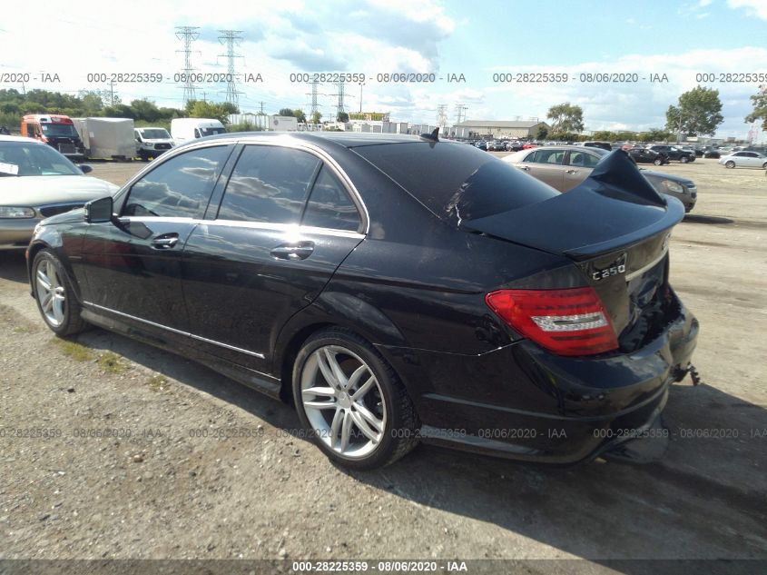 2014 MERCEDES-BENZ C-CLASS C 250 WDDGF4HB6ER313038