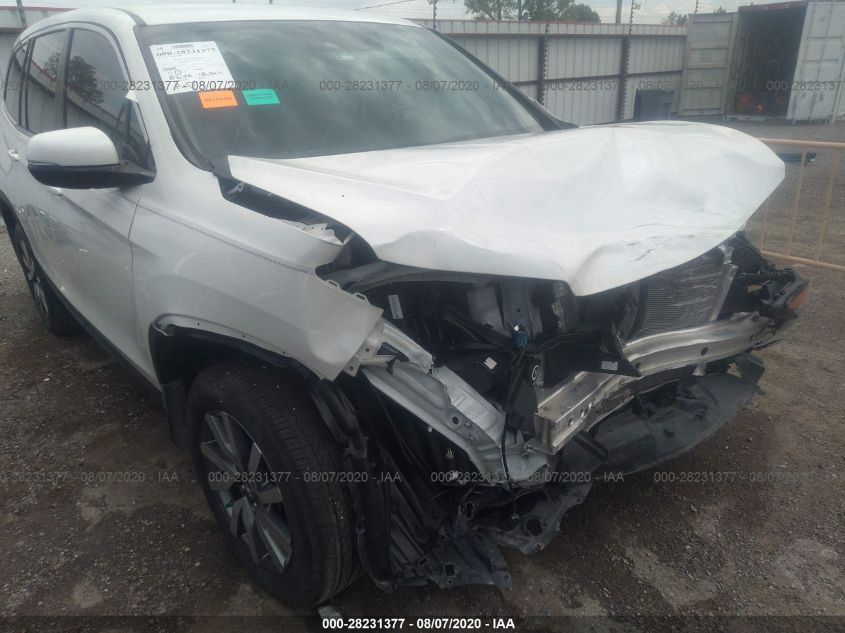 2019 HONDA PILOT EX 5FNYF6H31KB058948