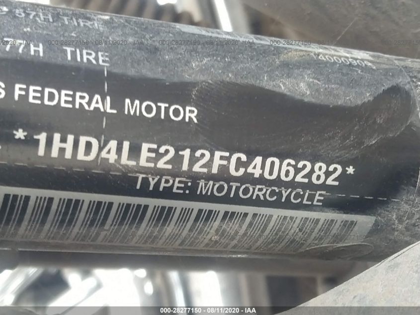 2015 HARLEY-DAVIDSON XL883 IRON 883 1HD4LE212FC406282