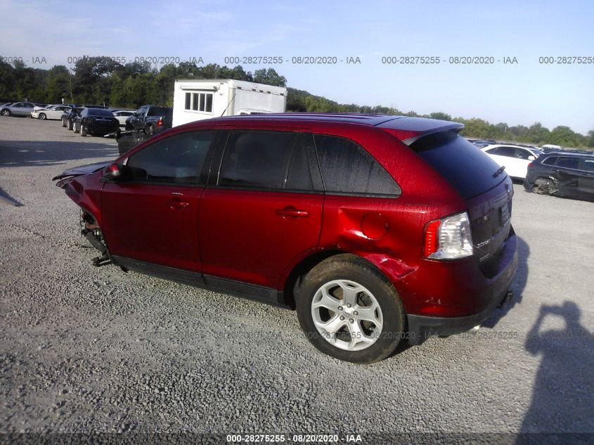 2014 FORD EDGE SEL 2FMDK4JC9EBA09972