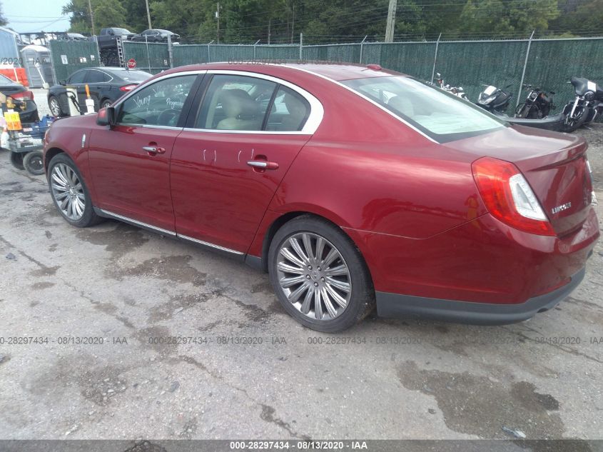 2013 LINCOLN MKS 1LNHL9DK7DG614689