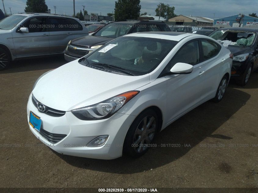 2013 HYUNDAI ELANTRA LIMITED 5NPDH4AE6DH428305