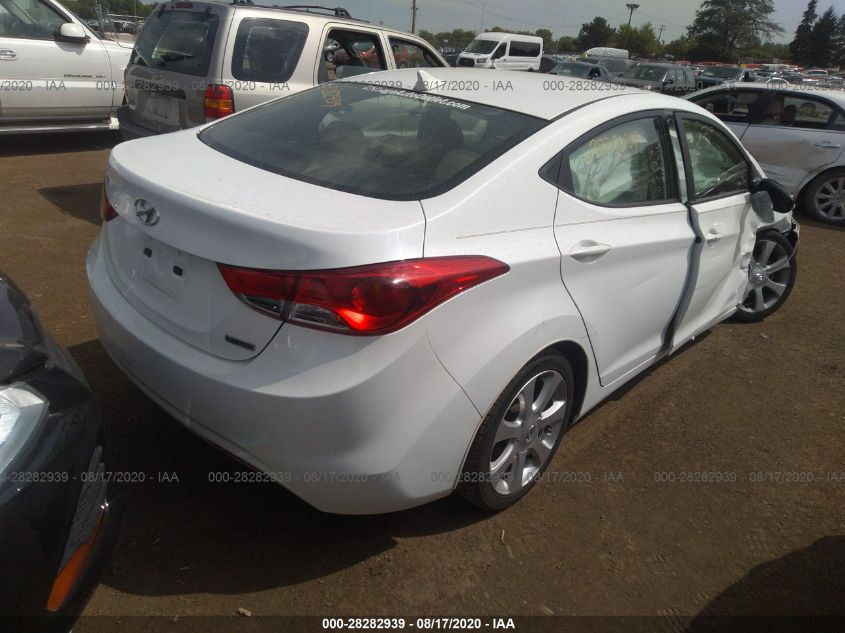2013 HYUNDAI ELANTRA LIMITED 5NPDH4AE6DH428305