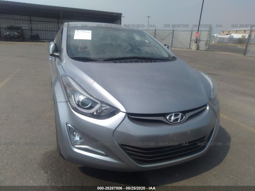 2015 HYUNDAI ELANTRA LIMITED 5NPDH4AEXFH620930