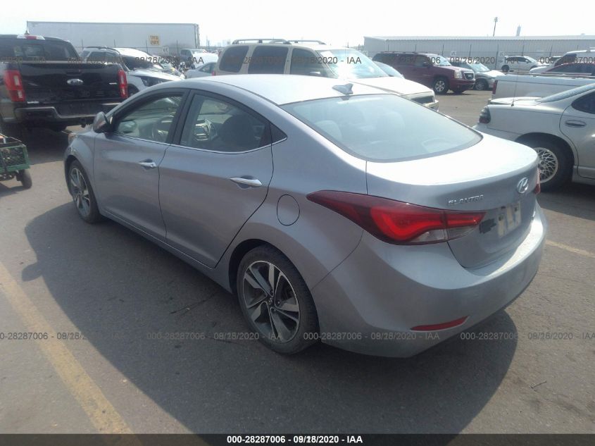 2015 HYUNDAI ELANTRA LIMITED 5NPDH4AEXFH620930