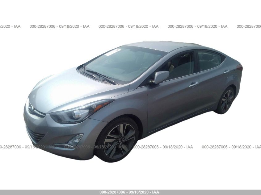 2015 HYUNDAI ELANTRA LIMITED 5NPDH4AEXFH620930