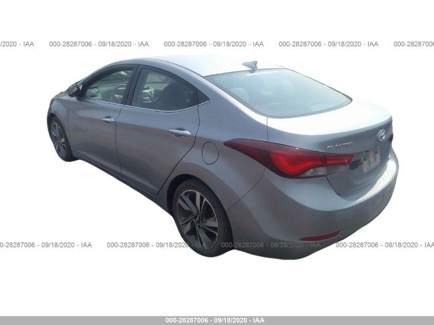 2015 HYUNDAI ELANTRA LIMITED 5NPDH4AEXFH620930