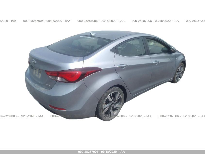 2015 HYUNDAI ELANTRA LIMITED 5NPDH4AEXFH620930