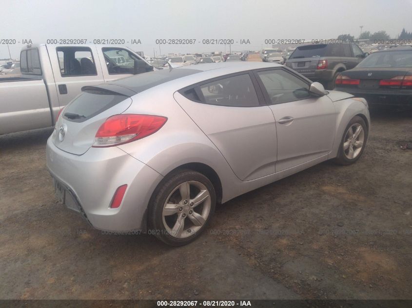2013 HYUNDAI VELOSTER W/BLACK INT KMHTC6AD4DU157775
