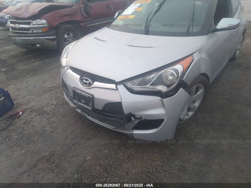 2013 HYUNDAI VELOSTER W/BLACK INT KMHTC6AD4DU157775