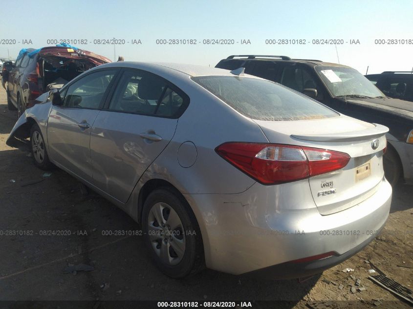2015 KIA FORTE LX KNAFK4A69F5428849