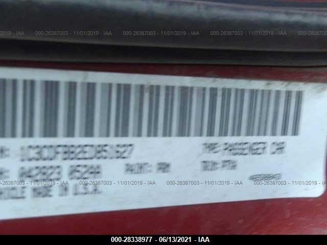 2014 DODGE DART SXT 1C3CDFBB2ED851627