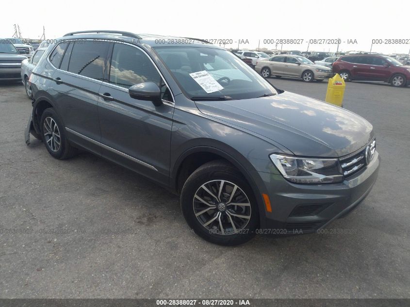 Auction Ended Used Car Volkswagen Tiguan 2020 Gray is