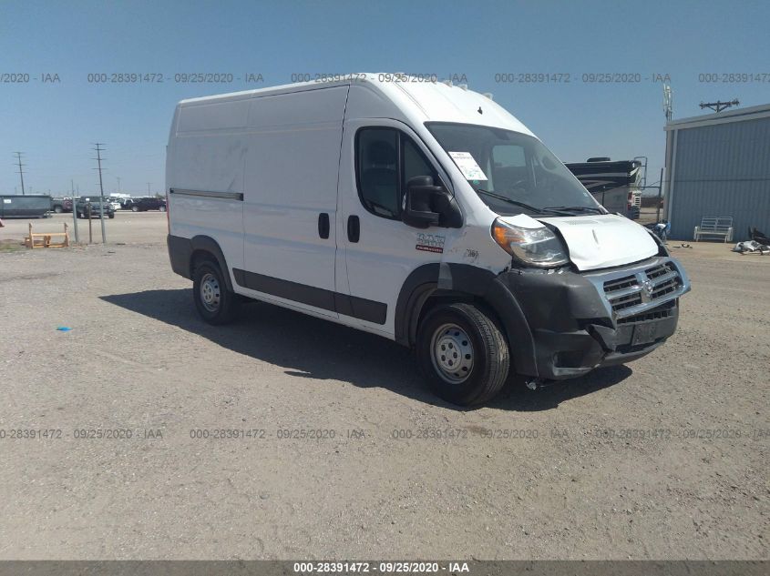 2017 RAM PROMASTER CARGO VAN 3C6TRVCG9HE550834