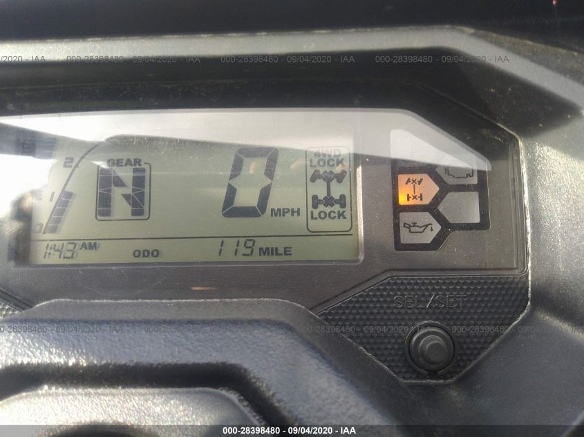 2020 HONDA SXS1000 M5 1HFVE0424L4400276