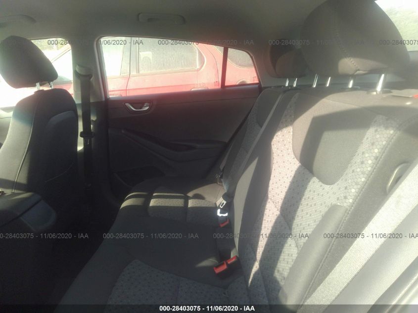 2019 HYUNDAI IONIQ HYBRID BLUE KMHC65LC3KU123183
