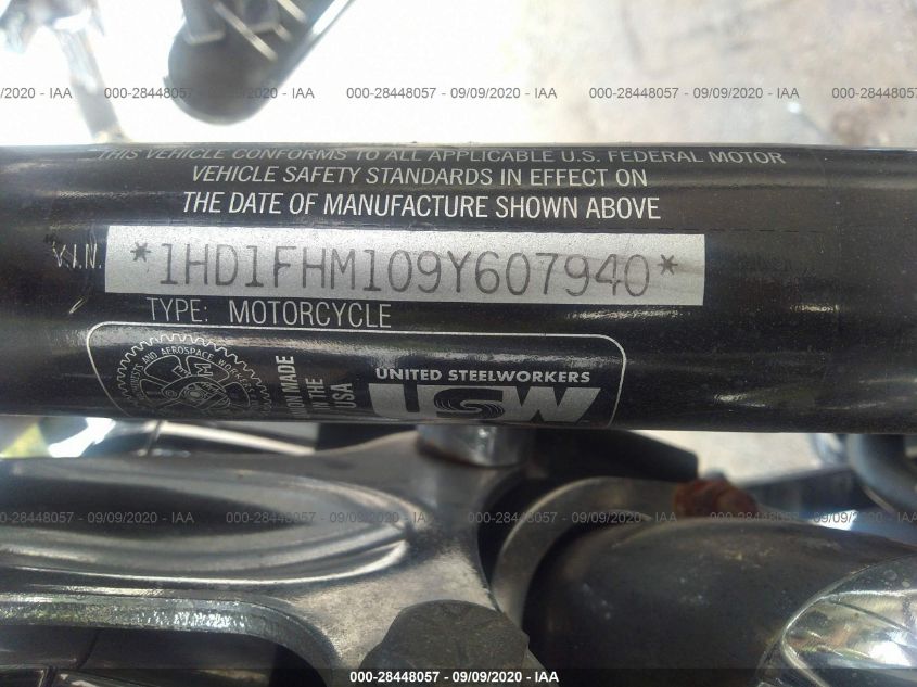 2009 HARLEY-DAVIDSON FLHP - 1HD1FHM109Y607940