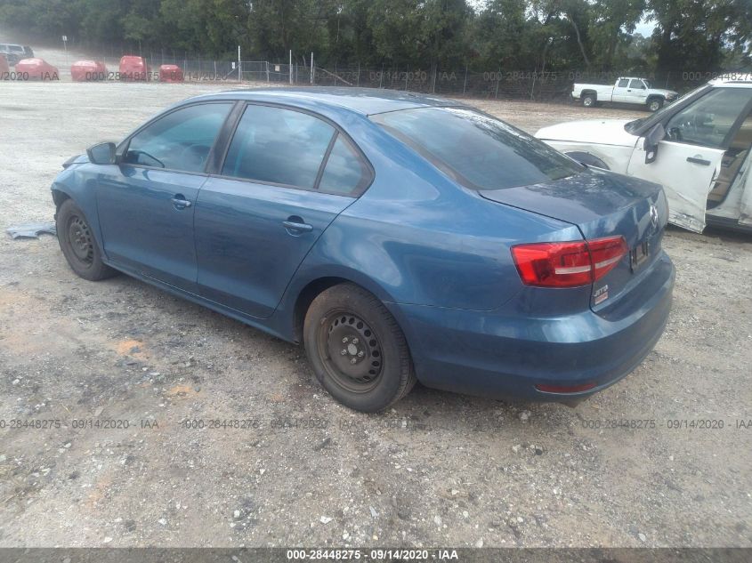 2015 VOLKSWAGEN JETTA SEDAN 2.0L S 3VW2K7AJ0FM344966
