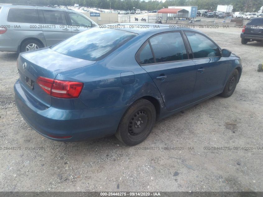 2015 VOLKSWAGEN JETTA SEDAN 2.0L S 3VW2K7AJ0FM344966