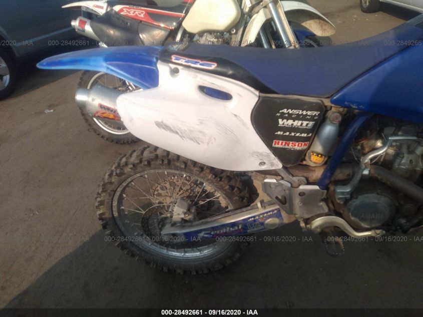 2002 YAMAHA YZ250 F JYACG10C82A010938