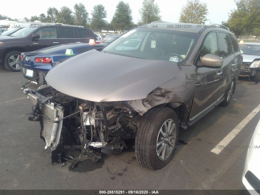 2014 NISSAN PATHFINDER SL 5N1AR2MM6EC609646