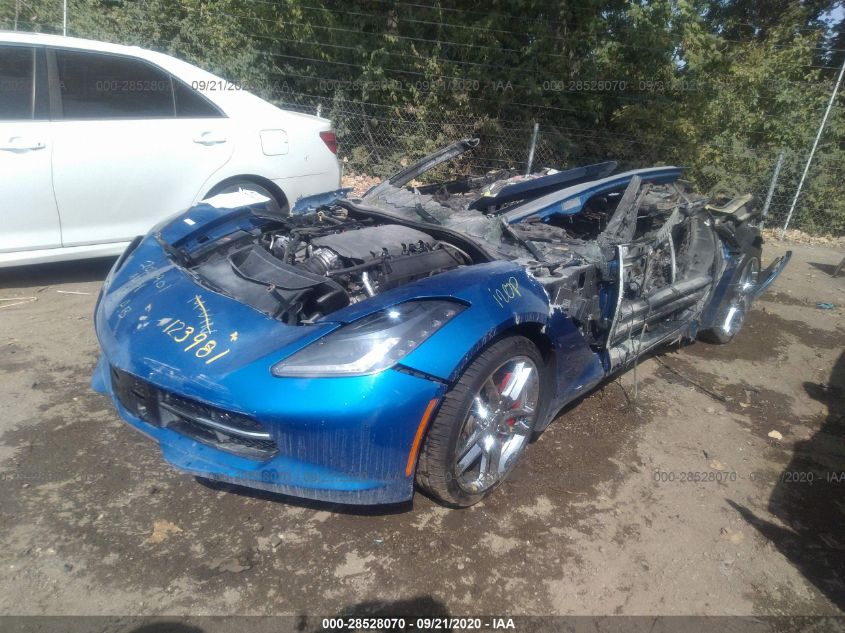 2014 CHEVROLET CORVETTE STINGRAY Z51 2LT 1G1YK3D75E5123981