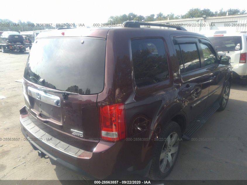 2013 HONDA PILOT TOURING 5FNYF4H92DB031186
