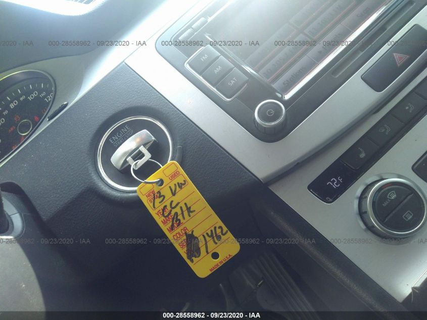 2013 VOLKSWAGEN CC 2.0T SPORT WVWBP7AN6DE550531