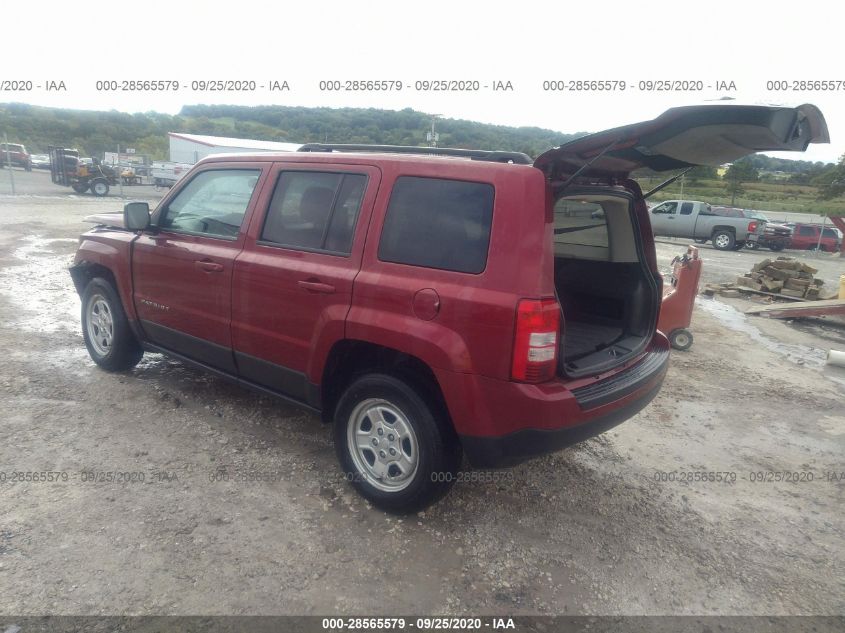 2015 JEEP PATRIOT SPORT/ALTITUDE EDITION 1C4NJPBA9FD280665