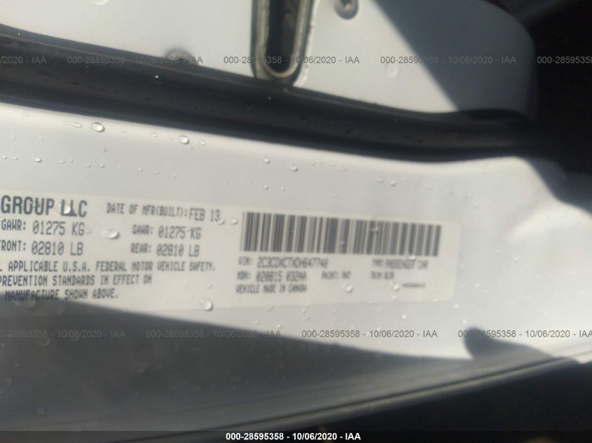2013 DODGE CHARGER RT PLUS 2C3CDXCTXDH647740