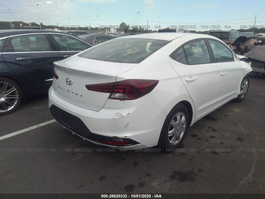 2019 HYUNDAI ELANTRA SE 5NPD74LF9KH488956