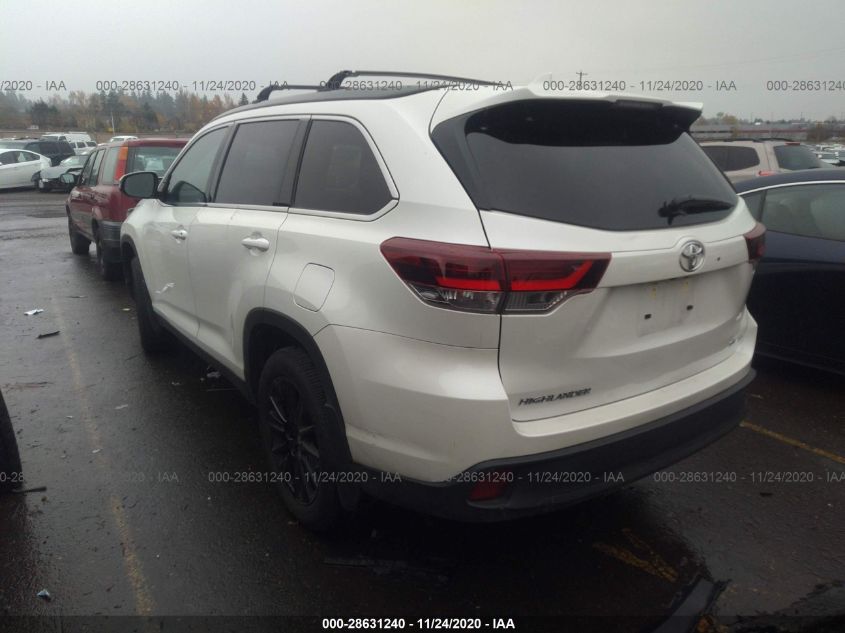 2019 TOYOTA HIGHLANDER SE/XLE 5TDJZRFH2KS617721