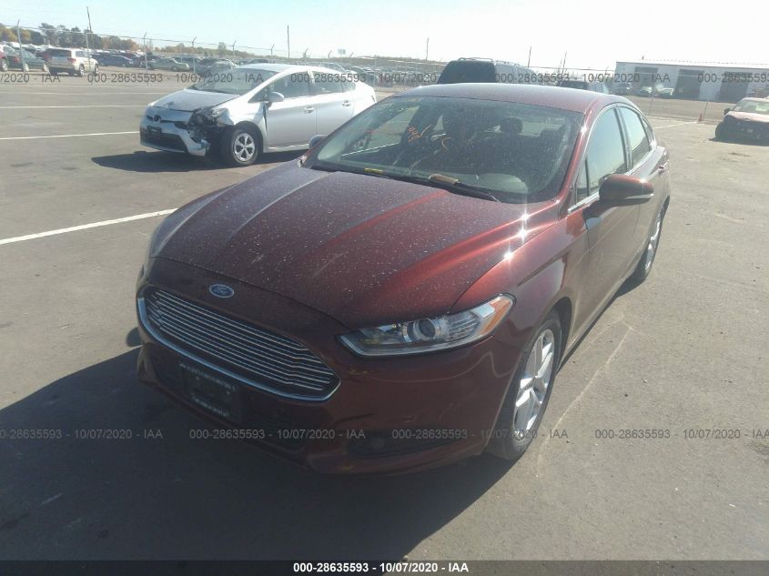 2015 FORD FUSION SE 3FA6P0H7XFR114139
