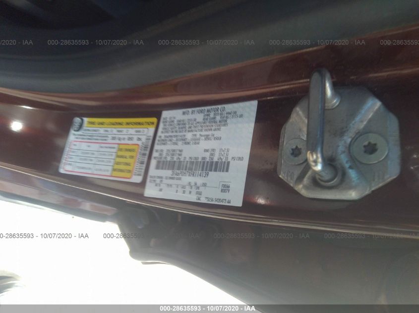 2015 FORD FUSION SE 3FA6P0H7XFR114139