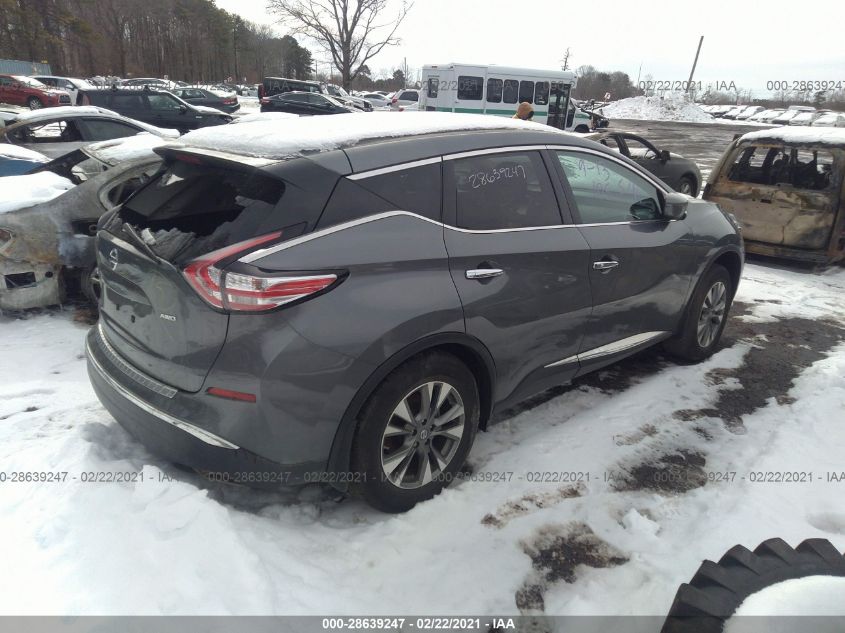 2018 NISSAN MURANO S 5N1AZ2MH4JN124732