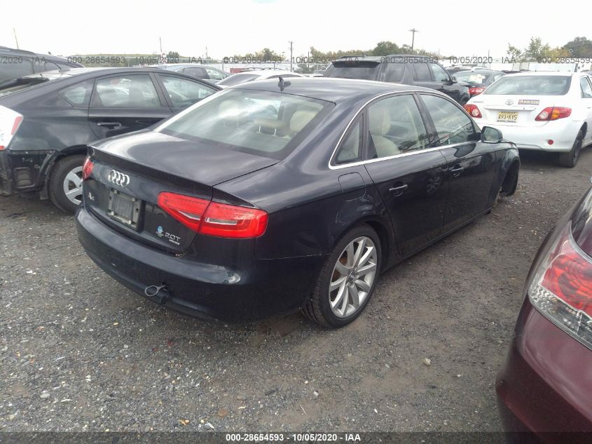 2013 AUDI A4 PREMIUM PLUS WAUFFAFL5DN027992