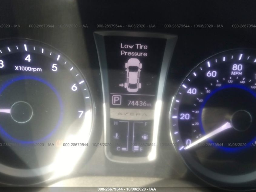2014 HYUNDAI AZERA KMHFG4JG7EA350991