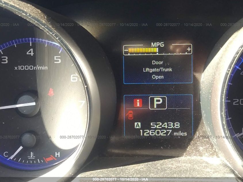 2015 SUBARU OUTBACK 2.5I PREMIUM 4S4BSACC8F3222092