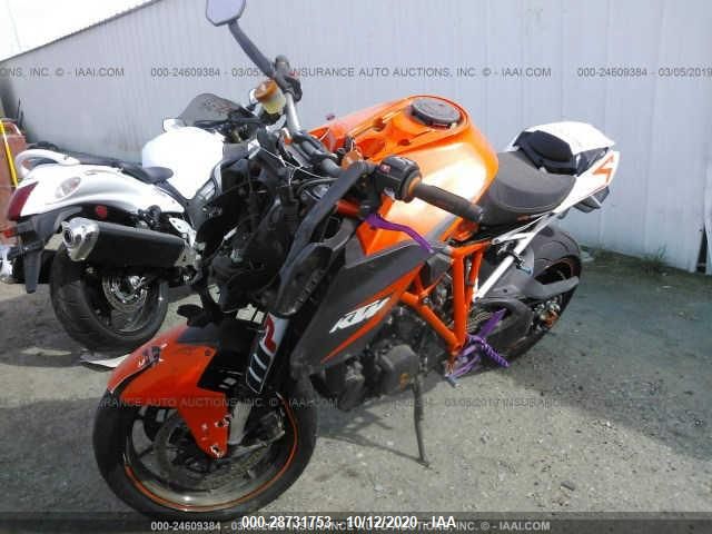 2016 KTM 1290 SUPER DUKE R VBKV39406GM937223