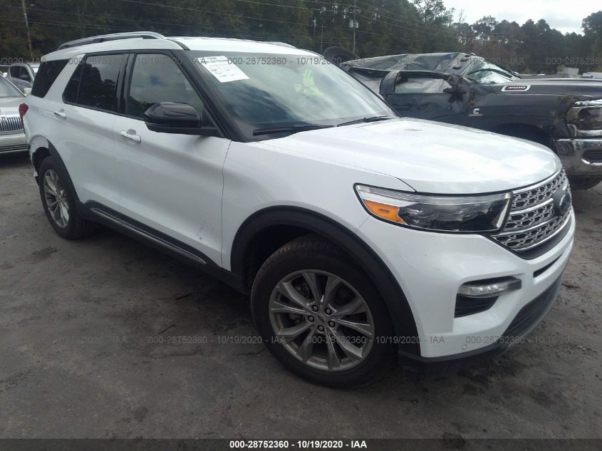 Used Car Ford Explorer White For Sale In Jacksonville Fl Online Auction 1fmsk7fh8lgc