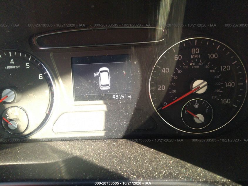 2019 KIA SORENTO LX V6 5XYPGDA55KG458108