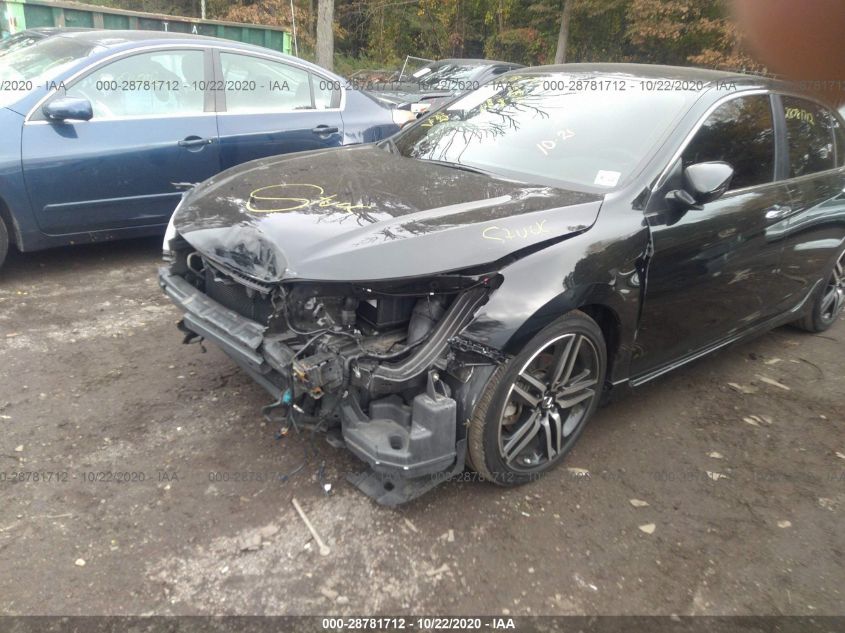 2017 HONDA ACCORD SEDAN SPORT 1HGCR2F57HA265720