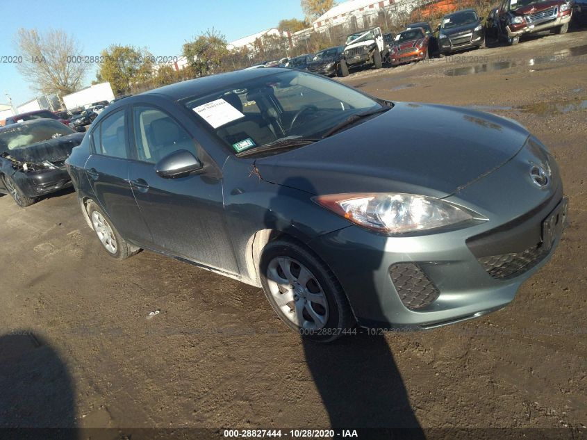 Lot #2539240679 2013 MAZDA MAZDA3 I SPORT salvage car