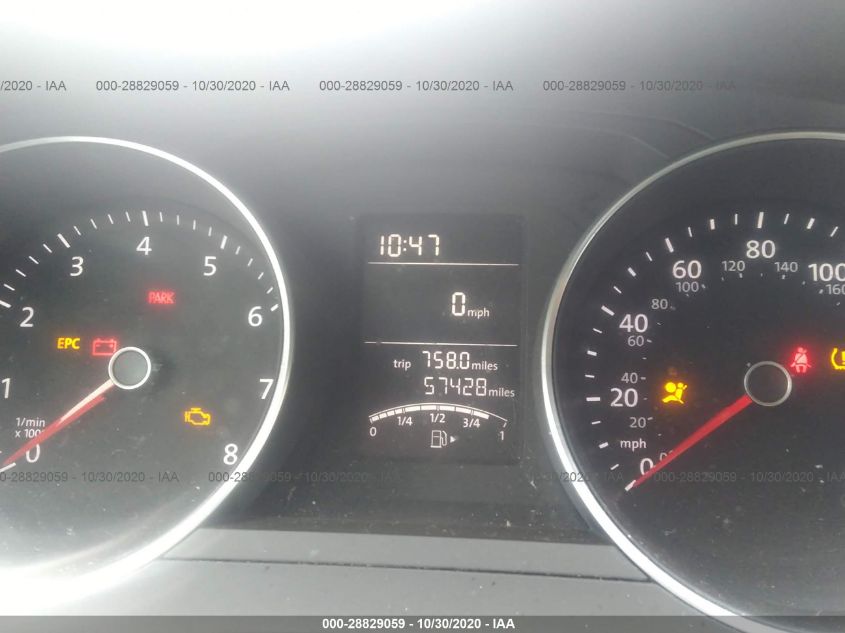 2016 VOLKSWAGEN JETTA SEDAN 1.4T S W/TECHNOLOGY 3VW167AJ8GM296537