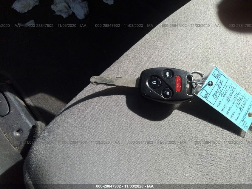 2013 HONDA CIVIC SDN EX 19XFB2F84DE287241