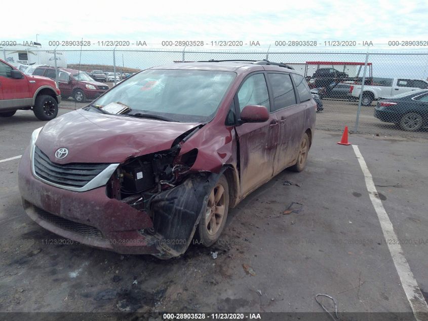 2014 TOYOTA SIENNA LE 5TDKK3DCXES449229