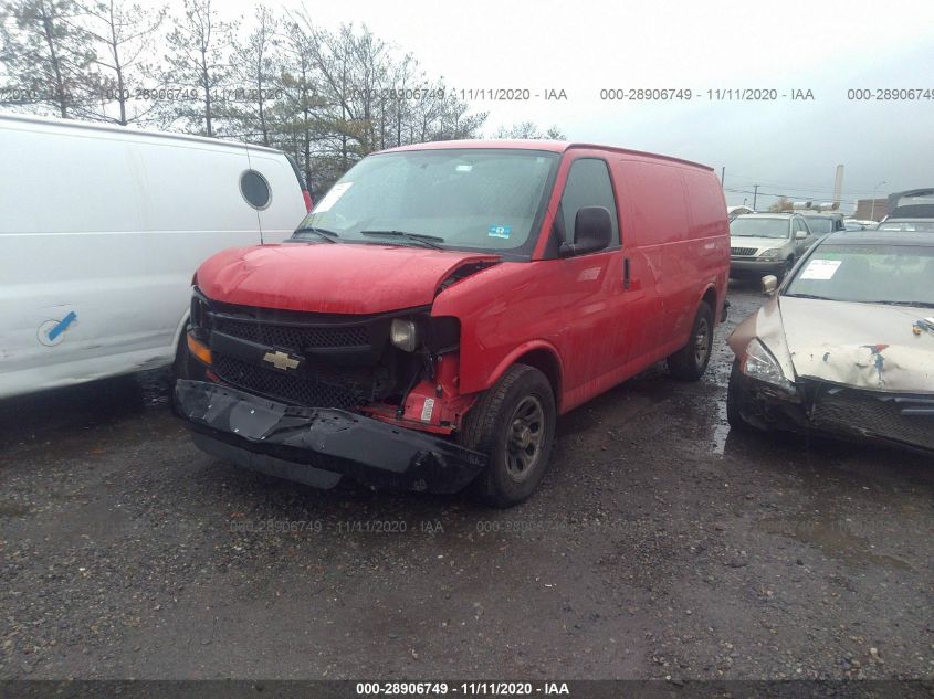 2014 CHEVROLET EXPRESS CARGO VAN 1GCSGAFX7E1100127