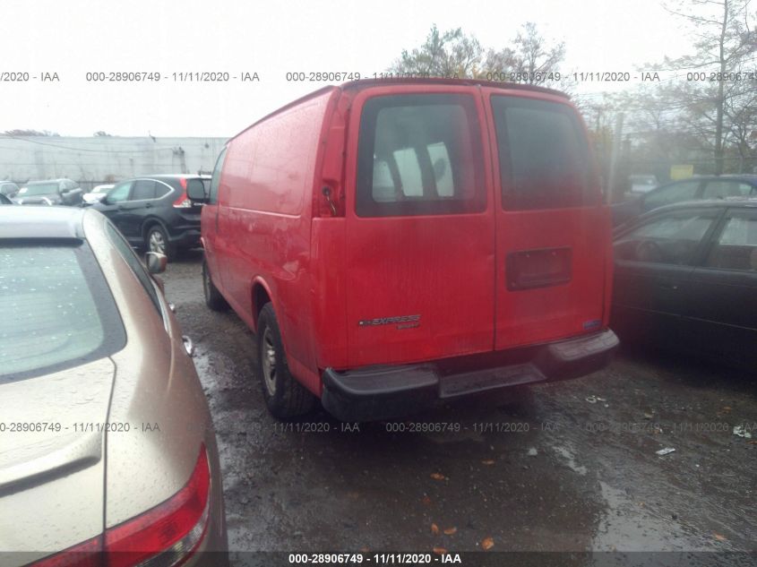 2014 CHEVROLET EXPRESS CARGO VAN 1GCSGAFX7E1100127
