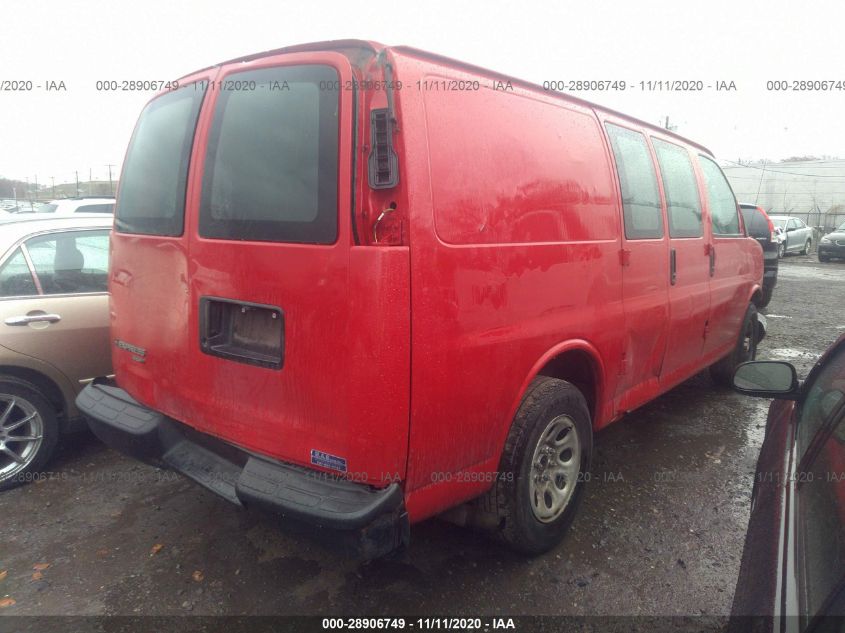 2014 CHEVROLET EXPRESS CARGO VAN 1GCSGAFX7E1100127